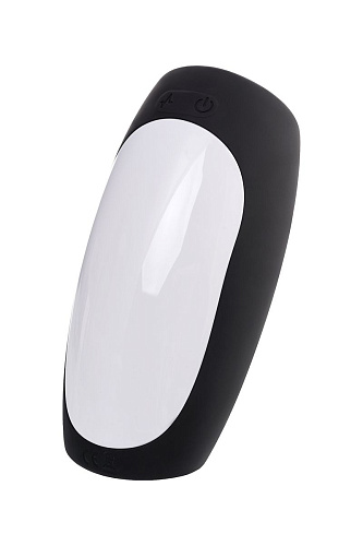 Чёрно-белый перезаряжаемый мастурбатор Erotist Hailstorm 543004