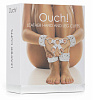 Белый комплект оков Hand And Legcuffs Shots Media BV OU050WHT