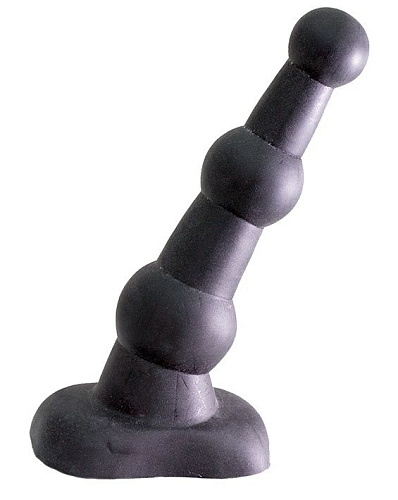 Чёрная втулка с наклоном NMC EXHILARATOR ANAL PLUG 111151 (15,2 см)