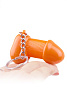 Оранжевый брелок для ключей в форме пениса Romfun ZB-003