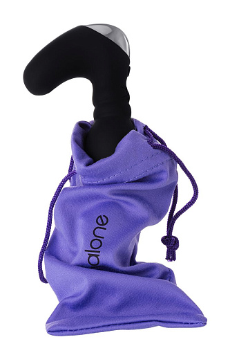 Чёрный вибромассажёр простаты Nalone Dragon CS-BO29