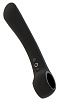 Чёрный гибкий вибромассажёр Shots Media BV Ombra VIVE026BLK (21,5 см)
