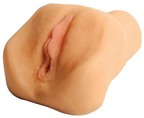 Вагина с вибрацией в телесном цвете Topco Sales Cassia Riley Vibrating CyberSkin Pet Pussy 1097067