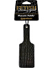Чёрная с золотом шлёпалка Pipedream Gold Pleasure Paddle PD3972-23