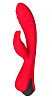 Красный вибратор-кролик с рёбрышками Le Frivole Lepus 06114