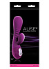 Фиолетовый вибромассажёр с клиторалльным отростком NS Novelties Alise 2 NSN-0201-25 (20 см)