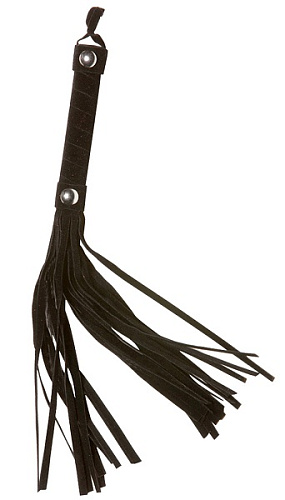 Чёрная плеть с бархатистыми хвостами Allure Lingerie X-Play 2036