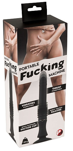 Ручная компактная секс-машина чёрного цвета Orion Portable Fucking Machine 05969220000