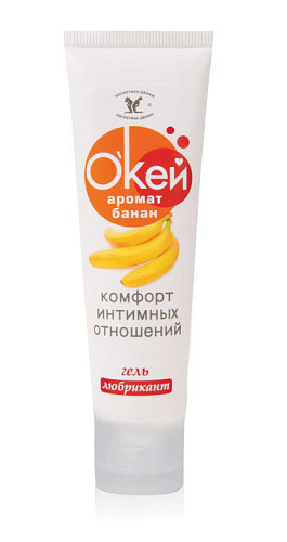 Гель-лубрикант с ароматом банана Биоритм «Окей» LB-20012 (50 гр)