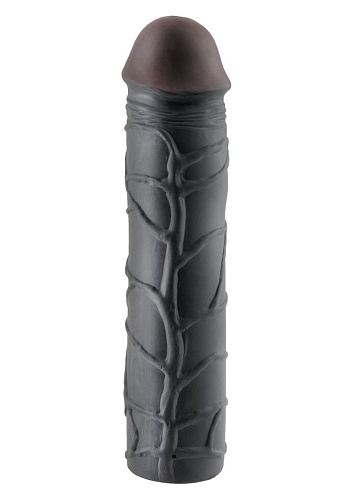 Чёрная удлиняющая насадка Pipedream MEGA 3 EXTENSION PD4115-23