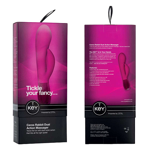 Розовый вибратор Jopen CERES RABBIT JO-8053-00-3