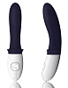 Тёмно-синий мужской вибратор Lelo Billy Deep Blue LEL1030 (17,4 см)
