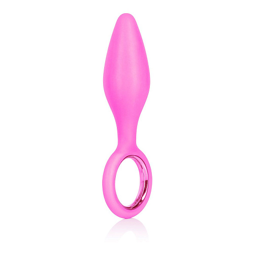 Розовая анальная пробка California Exotic Novelties Booty Call Booty Slider SE-0394-20-2 (10,3 см)