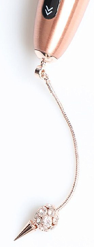 Красный вибромассажёр Viotec DYSIS BRIGHT 1811R1 (12,6 см)