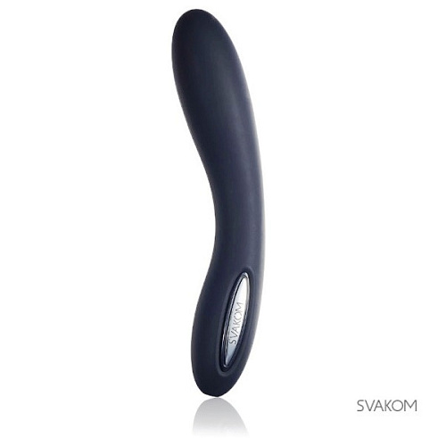 Вибратор чёрного цвета Svakom Leo SLV-02-02