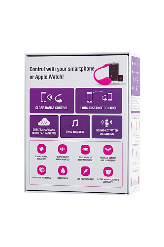 Ярко-розовое виброяйцо Lovense Lush 2 LE-03