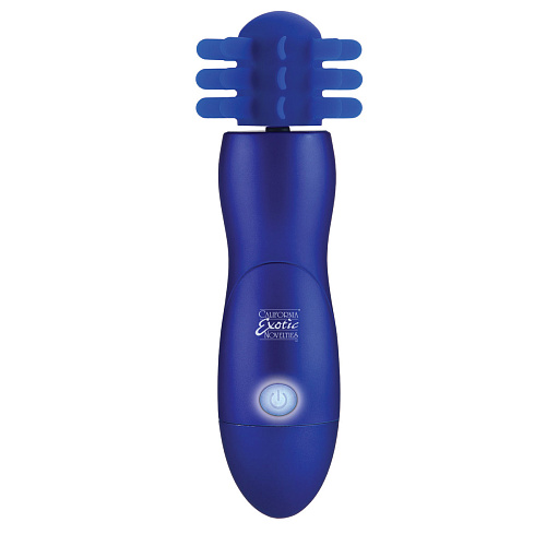 Синий вибратор с вращающимся наконечником California Exotic Novelties Body Soul Captivation SE-2091-15-3
