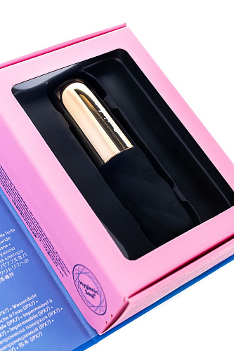 Чёрно-золотистая вибропуля Satisfyer Mini Lovely Honey J2018-43-2