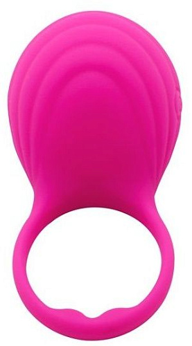 Розовое виброкольцо на пенис Howells Ripple 185213pink