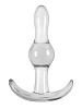 Прозрачная анальная пробка с утолщением посередине NS Novelties Jelly Rancher T-Plug Wave NSN-0451-21 (9,7 см)