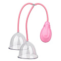 Прозрачная двойная автоматическая вакуумная помпа для груди Dream Toys BREAST ENLARGEMENT PUMP 21420