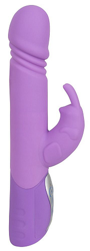 Фиолетовый вибратор с возвратно-поступательными движениями Orion Push Vibrator 05888140000 (25 см)