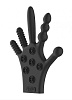 Чёрная стимулирующая перчатка Shots Media BV Stimulation Glove FST011BLK