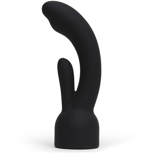 Чёрная насадка на вибратор Doxy Rabbit Vibrator Doxy Attachment RABBIT-DXNX004