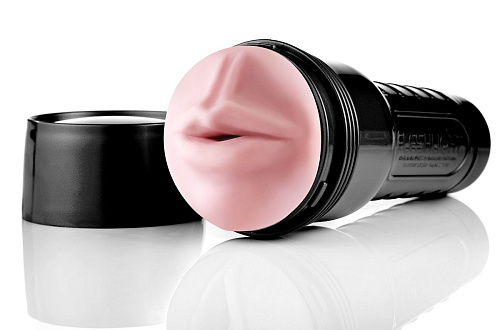 Мастурбатор-ротик розового цвета Fleshlight Pink Mouth Original FL702