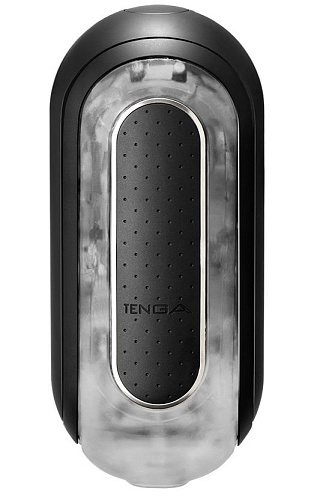 Чёрный мастурбатор с вибрацией Tenga Flip Zero TFZ-102