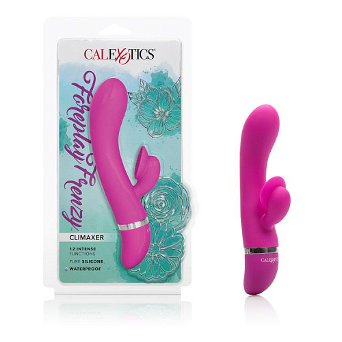 Розовый вибромассажёр California Exotic Novelties Foreplay Frenzy Climaxer SE-0737-15-2 (19,7 см)