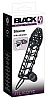 Чёрная закрытая насадка-сетка на пенис с вибрацией Orion Black Velvet 05822710000