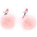 Зажимы для сосков с розовым пушком Bior toys NTB-80605