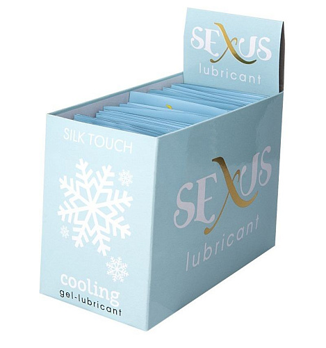Набор из 50 пробников охлаждающего гель-лубриканта на водной основе Silk Touch Cooling по 6 мл. каждый Sexus 817060