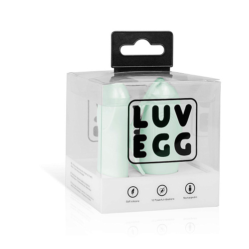 Мятное виброяйцо с пультом ДУ EDC Wholesale LUV EGG LUV001GRN