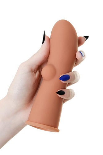 Насадка на фаллос телесного цвета с имитацией пирсинга KOKOS Extreme Sleeve 001 ES.001-M (14,7 см)