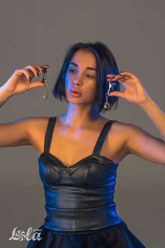 Серебристые зажимы на соски Lola toys Good Vibes 1129-01lola