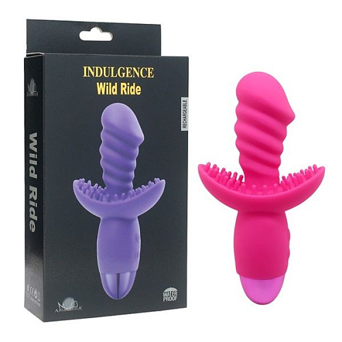Розовый вибратор Howells INDULGENCE Rechargeable Wild Ride 174214pink (16,5 см)