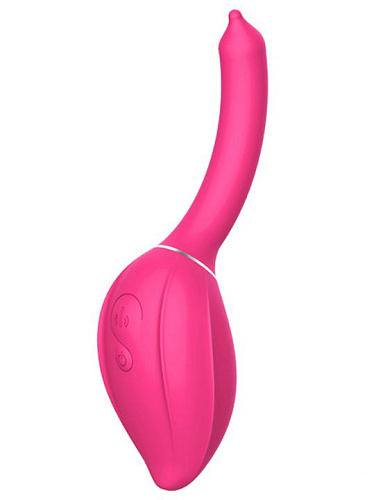 Розовый расширяющийся вибратор Yuanse Eleanor G-0017 (20,1 см)