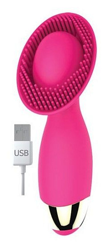 Розовый фантазийный вибромассажёр с 10 режимами вибрации Bior toys ST-40156-16