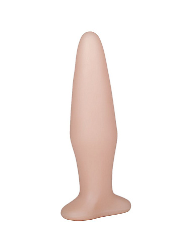 Конусообразная пробка телесного цвета LOVETOY (А-Полимер) 443500 (14 см)