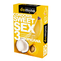 Презервативы для орального секса с ароматом тропических фруктов Domino Sweet Sex Tropicana №3 (3 шт)