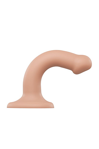 Телесный фаллос на присоске Strap-on-me Silicone Bendable Dildo S 6013090 (17 см)