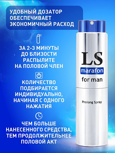Спрей-пролонгатор для мужчин Биоритм Lovespray Marafon LB-18004 (18 мл)