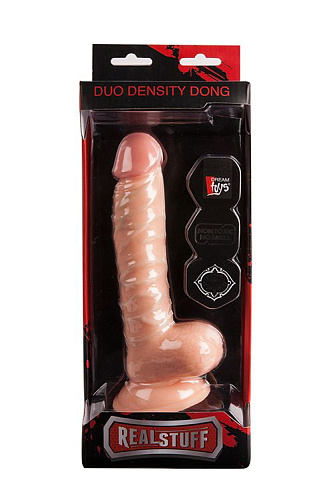 Телесный фаллоимитатор Dream Toys REALSTUFF DUO DENSITY DONG 8INCH 21214 (20,3 см)
