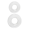 Набор из двух прозрачных эрекционных колец NS Novelties TLC A Real Man’s Cock Ring NSN-1111-71