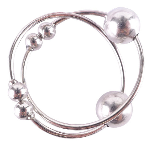 Серебристые колечки для сосков Pipedream Silver Nipple Bull Rings PD3603-26