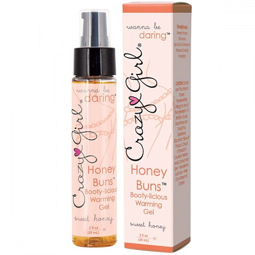 Ароматизированный гель с разогревающим эффектом Crazy Girl Honey Buns CE7530-00 (59 мл)
