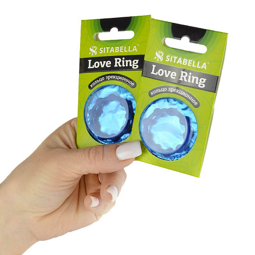 Разноцветные эрекционные  латексные  кольца с рельефом Sitabella 3300
