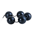Цепочка из пяти чёрных латексных шариков California Exotic Novelties Power Balls SE-1318-03-2